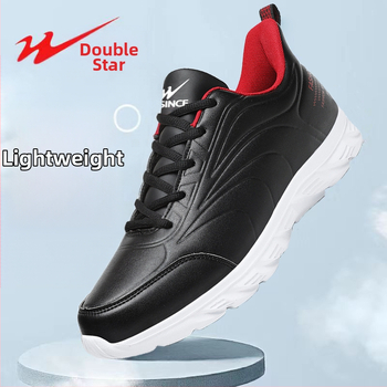 Muške cipele Double Star s flis podstavom od tople kože, vodootporne tenisice, muške pamučne tenisice za trčanje s mekim potplatom