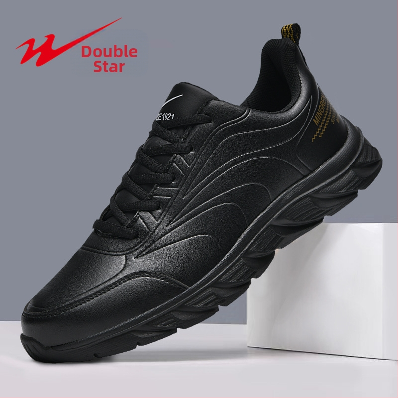 Muške cipele Double Star s flis podstavom od tople kože, vodootporne tenisice, muške pamučne tenisice za trčanje s mekim potplatom