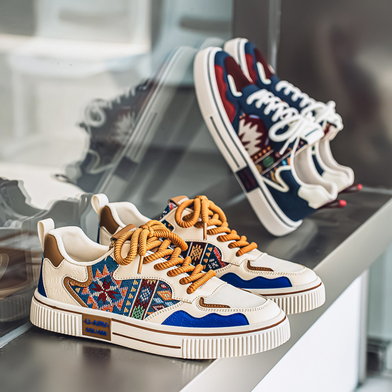 2025 Nove ljetne tenisice za muškarce, sportske i ležerne cipele u korejskom stilu, moderne tenisice s debelim potplatom za mlade, muške, veleprodaja