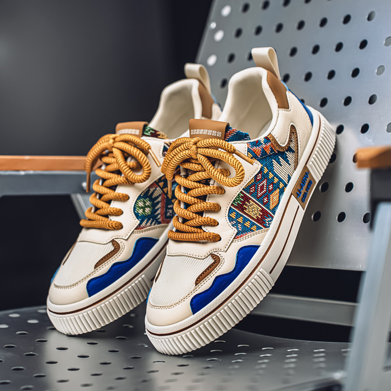 2025 Nove ljetne tenisice za muškarce, sportske i ležerne cipele u korejskom stilu, moderne tenisice s debelim potplatom za mlade, muške, veleprodaja