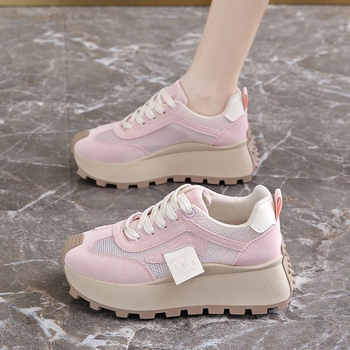 Γυναικεία Παπούτσια 2025 Καλοκαίρι Νέα Παπούτσια Αθλητικά Casual με Χοντρό Σόλα για Αύξηση Ύψους, Μόδα, Μοντέρνα Παπούτσια για Μπαμπάδες