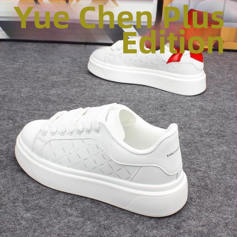 Novi trendi sportske cipele za slobodno vrijeme, male bijele cipele za muške cipele, lagane, univerzalne, neklizajuće, cipele za povećanje visine, eksplozivno debelo meko dno