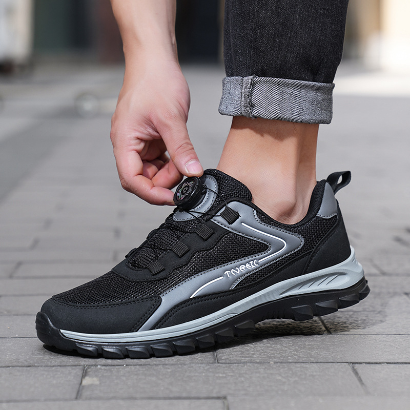 Vīriešu pavasara un rudens mīkstās zoles ikdienas apavi pusmūža un vecāka gadagājuma cilvēkiem Elpojoši sporta pastaigu apavi Ceļojumu neslīdoši tēta apavi 48 Sieviešu