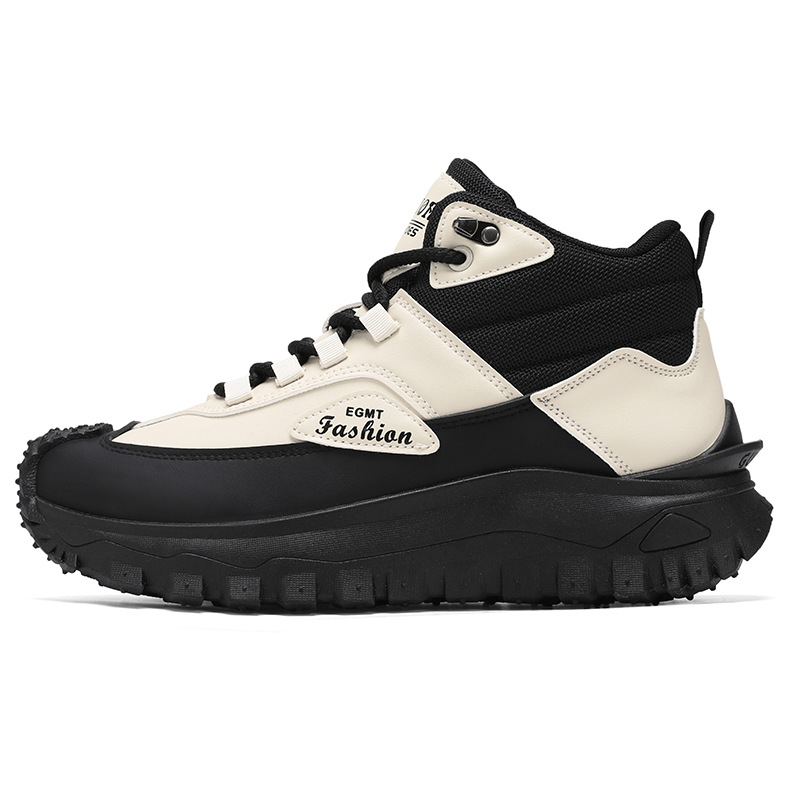 Vyriški sportiniai batai, dideliems dydžiams, nauji, rudens stiliaus, aukšti, britiško stiliaus, vintažiniai, darbo batai, lauko sportiniai, vandeniui atsparūs alpinizmo batai.