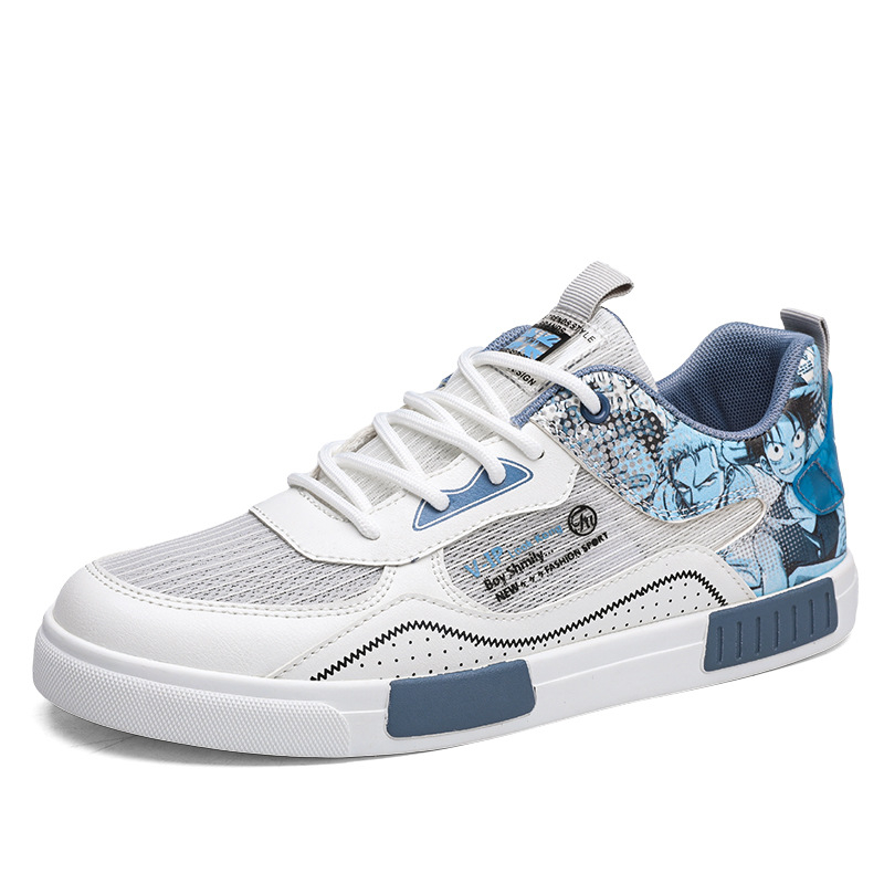 Ljetne tenisice s izrezima velikih veličina 2025. 45 Prozračne mrežaste cipele 46 Nacionalni trend muške cipele Omladinske sportske ležerne cipele 47