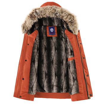 Διασυνοριακό Εξωτερικό Εμπόριο Χειμερινά Βελούδινα Πυκνά Ανδρικά Βαμβακερά Ρούχα Ζεστά Μπουφάν με Κουκούλα Αντιανεμικά Ρούχα Μεγάλου Μεγέθους από Βαμβάκι Ανδρικά Ρούχα