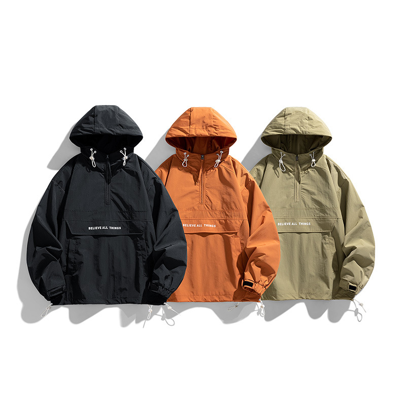 2024 m. rudens/žiemos naujas amerikietiškas funkcinis lauko striukė su gobtuvu, alpinizmo drabužiai, vandeniui atsparus, vėjui atsparus, plaukų karta.