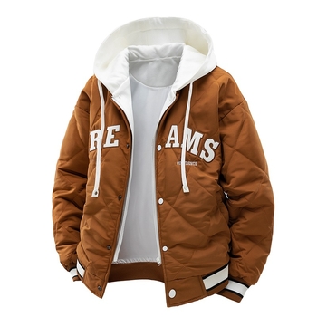 Νέο ανδρικό μπουφάν με επένδυση από βαμβάκι για το φθινόπωρο και τον χειμώνα του 2024, μοντέρνο αθλητικό μπουφάν με επένδυση από βαμβάκι, αθλητικό, μπουφάν με επένδυση από βαμβάκι, για άνδρες
