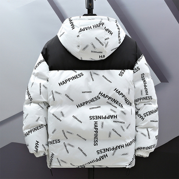 Ανδρικό μπουφάν με κουκούλα και βαμβακερή επένδυση, χειμωνιάτικο μπουφάν με στάμπα 2024 και βαμβακερή επένδυση, χειμωνιάτικο μπουφάν με στάμπα 2024 και βαμβακερή επένδυση, plus size, φαρδύ μπουφάν με βαμβακερή επένδυση, χονδρικής από το εργοστάσιο