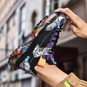 Határokon átnyúló nagy méretű 2022 divatos Torre cipők lélegző repülő hálós cipők őszi új férfi cipők divatos szabadtéri cipők