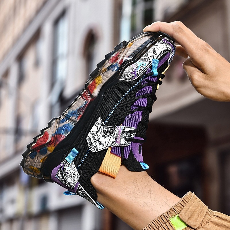 Határokon átnyúló nagy méretű 2022 divatos Torre cipők lélegző repülő hálós cipők őszi új férfi cipők divatos szabadtéri cipők