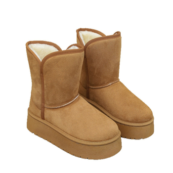 Χειμερινές μπότες χιονιού, μεγάλες, επίπεδες, ψηλοτάβανες, βαμβακερές μπότες εξωτερικού εμπορίου, βορειοανατολικά, για γυναίκες, με βελούδινες, ζεστές μπότες χιονιού για γυναίκες