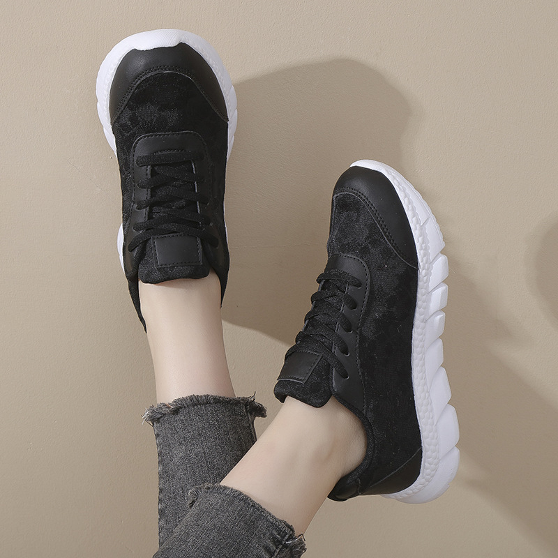 Pantofi sport casual respirabili pentru femei, cu fund moale, confortabili, pentru alergare în aer liber, la modă, albi, la modă, 2025