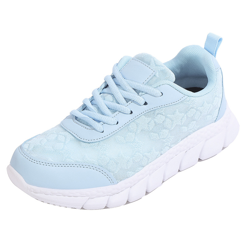 Pantofi sport casual respirabili pentru femei, cu fund moale, confortabili, pentru alergare în aer liber, la modă, albi, la modă, 2025