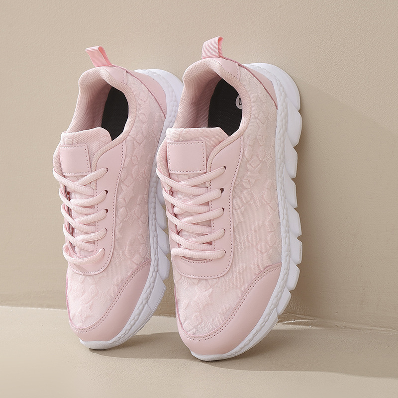 Pantofi sport casual respirabili pentru femei, cu fund moale, confortabili, pentru alergare în aer liber, la modă, albi, la modă, 2025