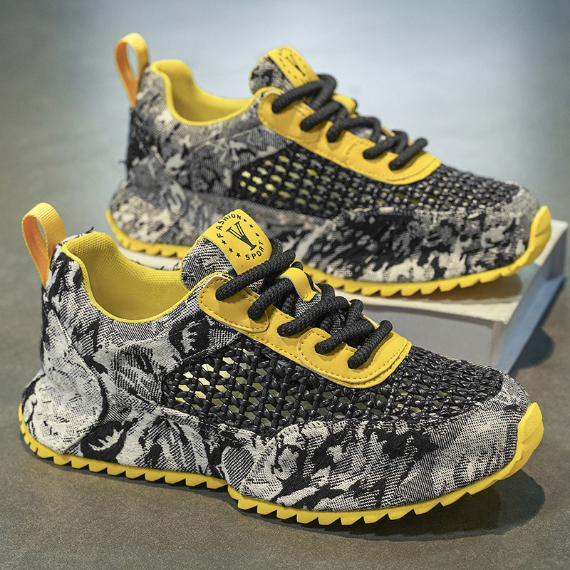 Muške moderne cipele Ljeto 2025. Nove mrežaste prozračne mladenačke moderne sportske cipele Muške cipele s potplatom za tatu