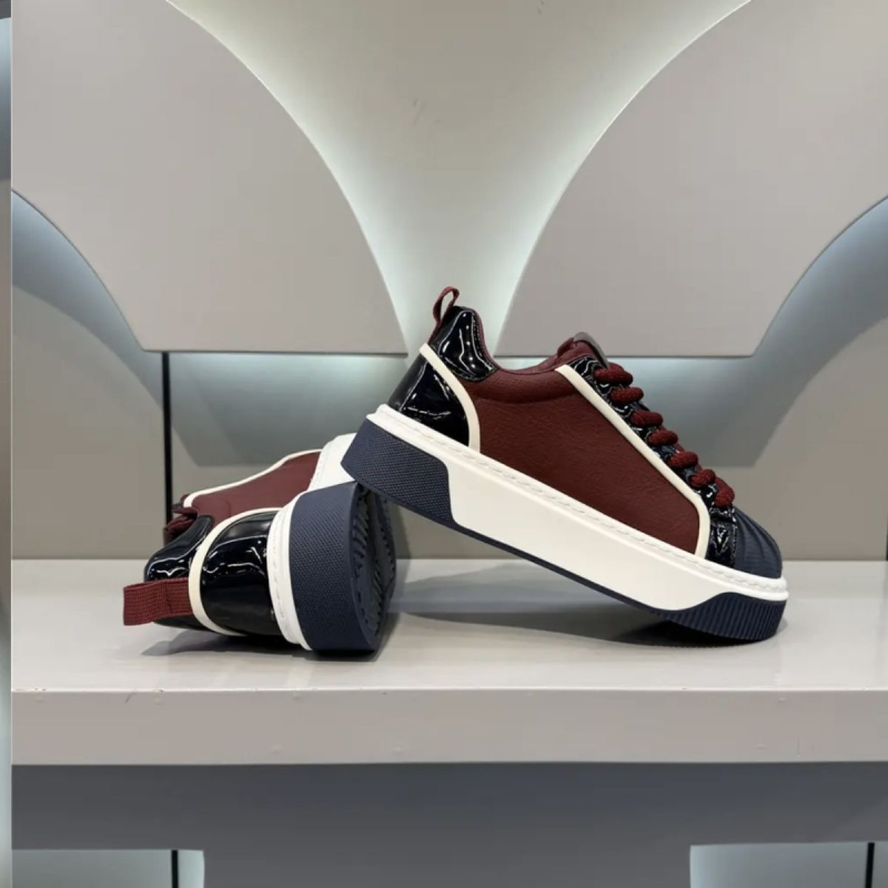 Мъжки обувки Kuaishou от същия стил, пролет/лято 2025, с мека подметка и връзки, кожени обувки с панели, модерни, универсални, ежедневни мъжки обувки с мека подметка