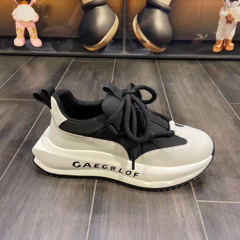 2023 m. nauji laisvi, kvėpuojantys, madingi sportiniai ir laisvalaikio batai, storapadiai tėčio batai, aukštesni sportbačiai, interneto įžymybių vyriški batai