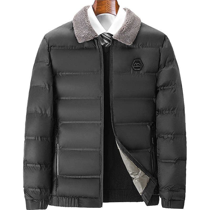 Pamučna odjeća Modna pamučna odjeća za srednje i starije osobe 2024. Novi stil tatine odjeće Muška pamučna jakna Topla poslovna vjetrootporna Khachi