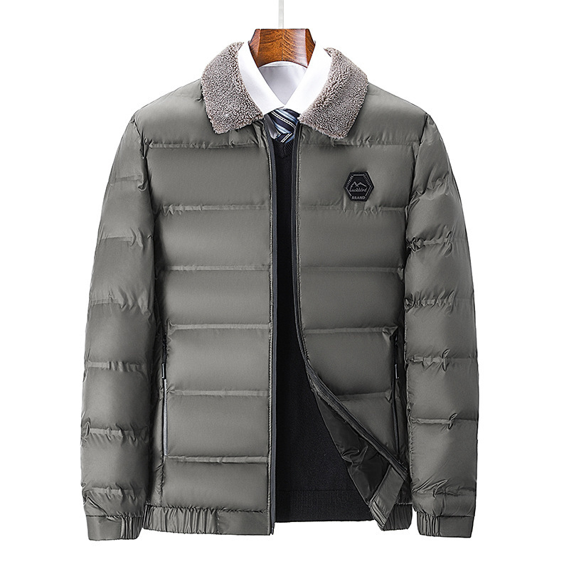 Pamučna odjeća Modna pamučna odjeća za srednje i starije osobe 2024. Novi stil tatine odjeće Muška pamučna jakna Topla poslovna vjetrootporna Khachi