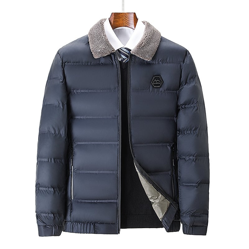 Pamučna odjeća Modna pamučna odjeća za srednje i starije osobe 2024. Novi stil tatine odjeće Muška pamučna jakna Topla poslovna vjetrootporna Khachi