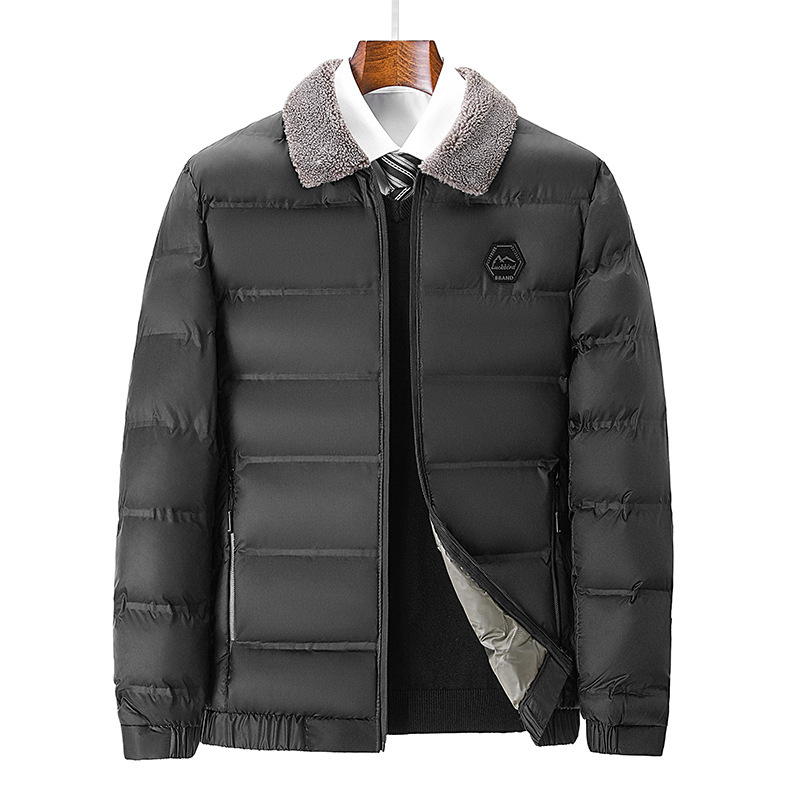 Pamučna odjeća Modna pamučna odjeća za srednje i starije osobe 2024. Novi stil tatine odjeće Muška pamučna jakna Topla poslovna vjetrootporna Khachi