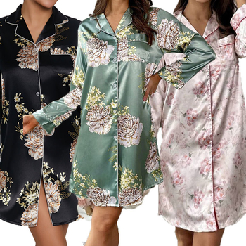 Nova svilena seksi ženska spavaćica, tanka ljetna košulja, ženska pidžama, kućna odjeća, ženska imitacija svile