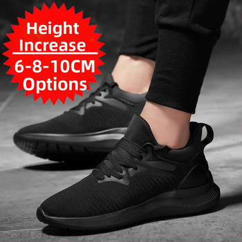 Pantofi sport pentru bărbați cu creștere în înălțime, toamna 2023, pantofi sport respirabili pentru bărbați cu 10 cm, pantofi sport invizibili cu creștere în înălțime, 6 mesh, pantofi sport pentru bărbați, 8