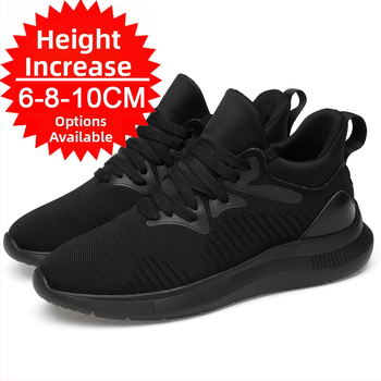Pantofi sport pentru bărbați cu creștere în înălțime, toamna 2023, pantofi sport respirabili pentru bărbați cu 10 cm, pantofi sport invizibili cu creștere în înălțime, 6 mesh, pantofi sport pentru bărbați, 8