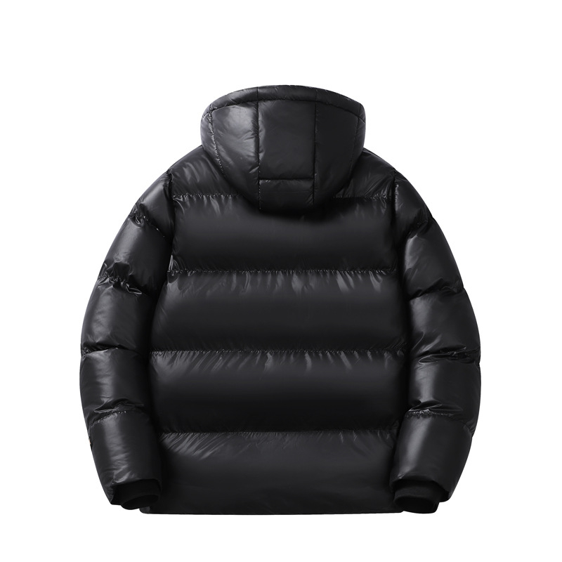 Muška jakna od grafena u korejskom stilu, ležerna, s kapuljačom, zadebljana topla pamučna jakna, muški crno-zlatni pamučni prsluk