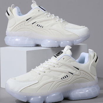 1 vnt. Minimalus užsakymas moteriškiems batams su oro pagalvėmis, patogūs ir kvėpuojantys sportiniai bateliai, amortizuojantys ir slėgį mažinantys bėgimo bateliai, korėjietiško stiliaus laisvalaikio bateliai