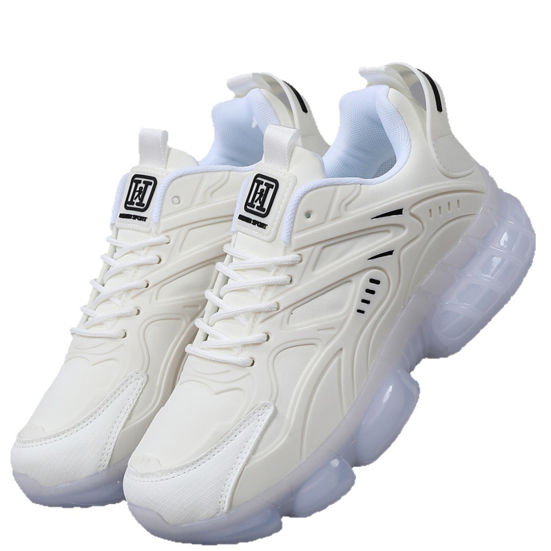 1 vnt. Minimalus užsakymas moteriškiems batams su oro pagalvėmis, patogūs ir kvėpuojantys sportiniai bateliai, amortizuojantys ir slėgį mažinantys bėgimo bateliai, korėjietiško stiliaus laisvalaikio bateliai