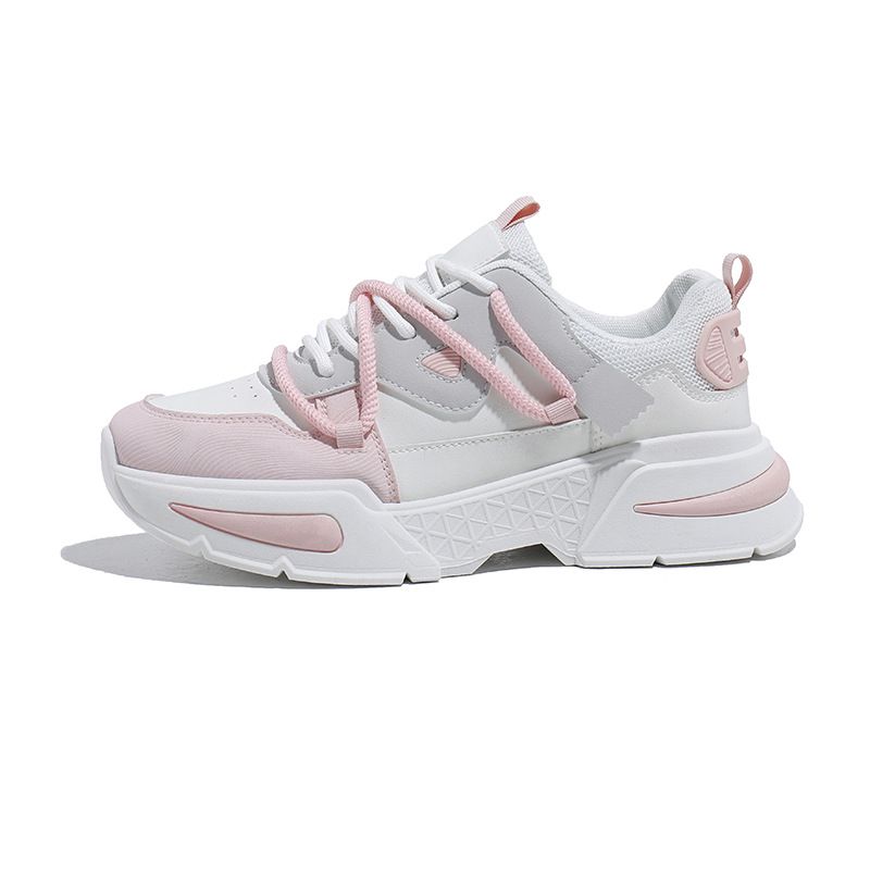 Tatine cipele za žene 2025. Nove ljetne studentske svestrane ležerne cipele u K-stilu, modne tenisice s debelim potplatom