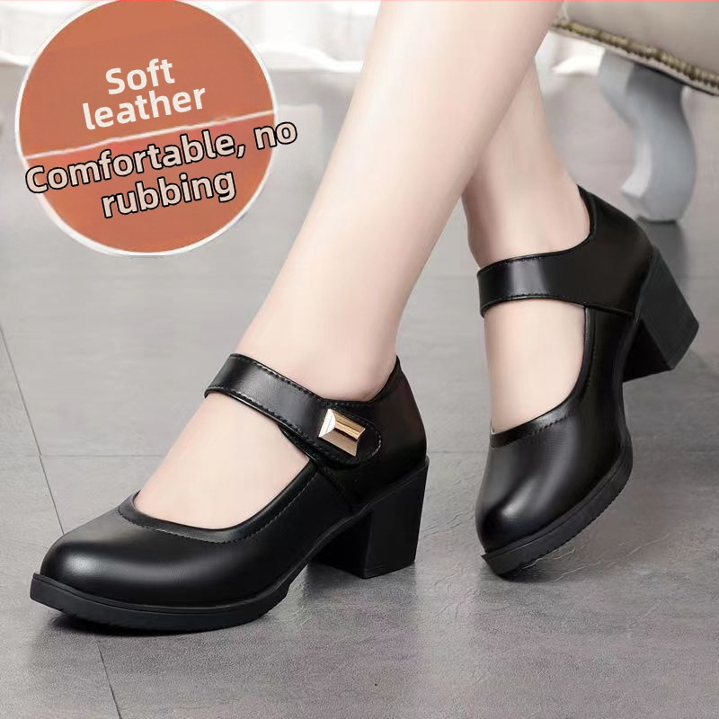 Mäkké kožené topánky s mäkkou podrážkou, ploché, odolné voči opotrebovaniu, nepremokavé pracovné topánky s mašľou, nákup mikropodnikov, žiť generáciu vlasov