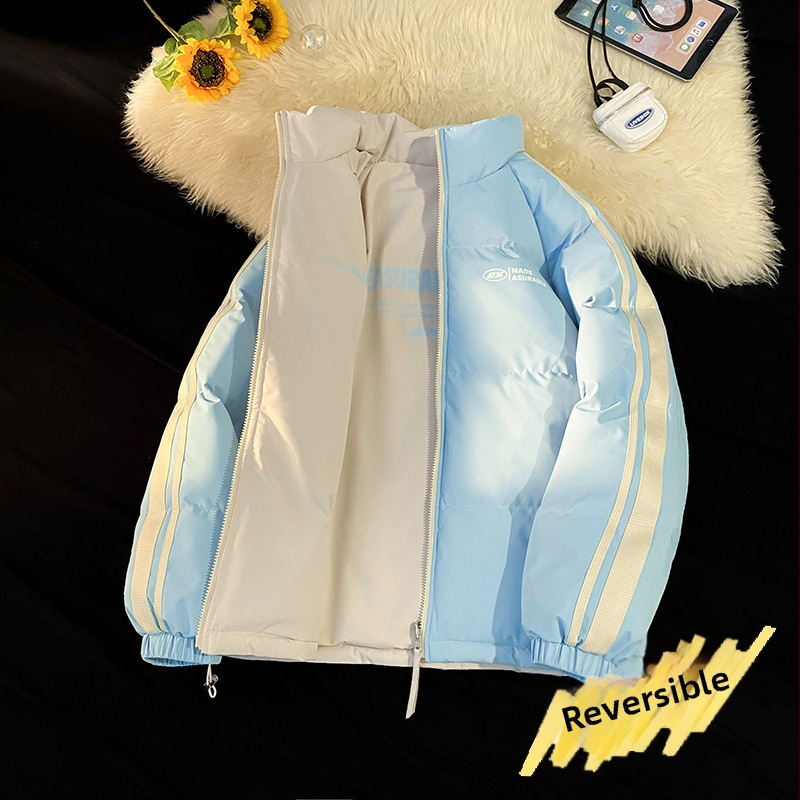 NASA trendikas brändi kahepoolne lambanahast jakk meestele ja naistele sügis- ja talvefliisvoodriga paksendatud soe vabaajakrae hulgimüük