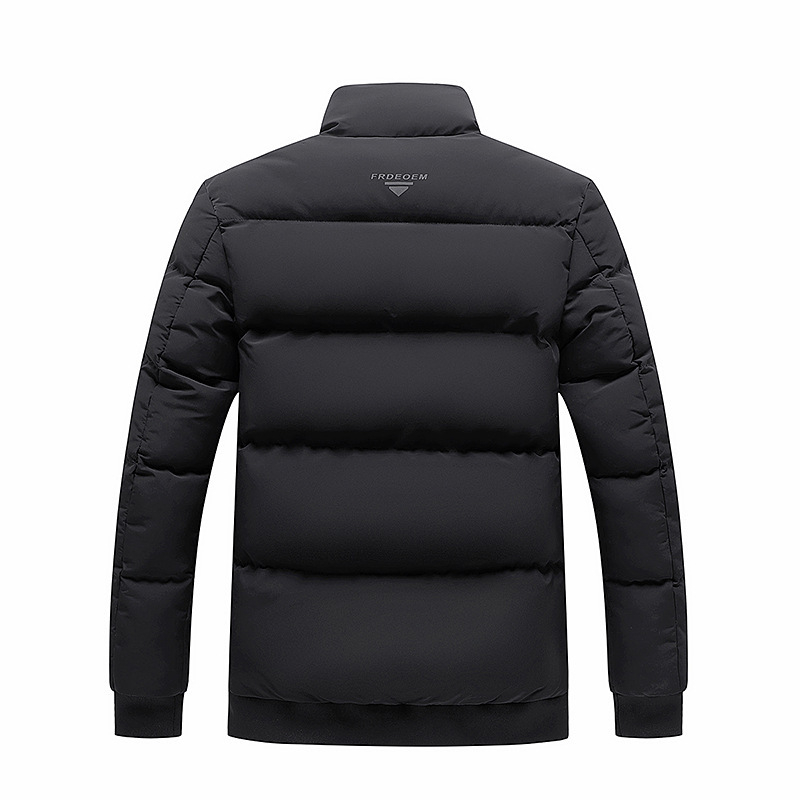 Palton transfrontalier Amazon pentru bărbați, toamnă și iarnă, nou, cu bumbac, pentru bărbați, la modă coreeană, cu guler scurt și gros, cu bumbac căptușit