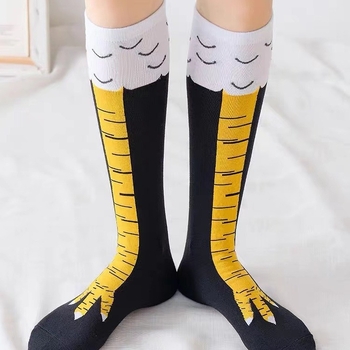 Забавни чорапи с пилешки нокти за жени от цял свят, тънки чорапи с пилешки крачета за Хелоуин, шегаджийски чорапи с щраусови крачета за мъже, чорапи с пилешки крачета