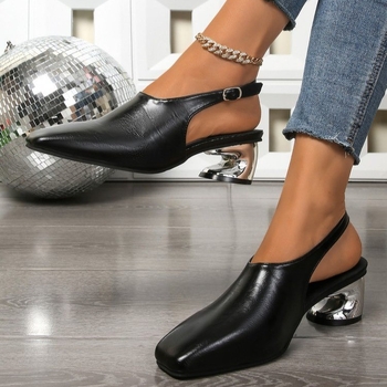 Σανδάλια με τετράγωνη μύτη, ψηλή έκδοση 2025, άνοιξη και καλοκαίρι, νέο στυλ, ειδικά σχεδιασμένο τακούνι, χοντρό τακούνι, ψηλοτάκουνα σανδάλια, εξωτερικό εμπόριο, χονδρική, διασυνοριακά, μεγάλα παπούτσια