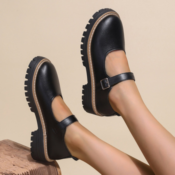 Ravne velike veličine, plitke, izvozne, ženske cipele s niskom petom, proljeće i jesen 2025., nove, četvrtaste pete, okruglih prstiju, niske ženske cipele, veleprodaja