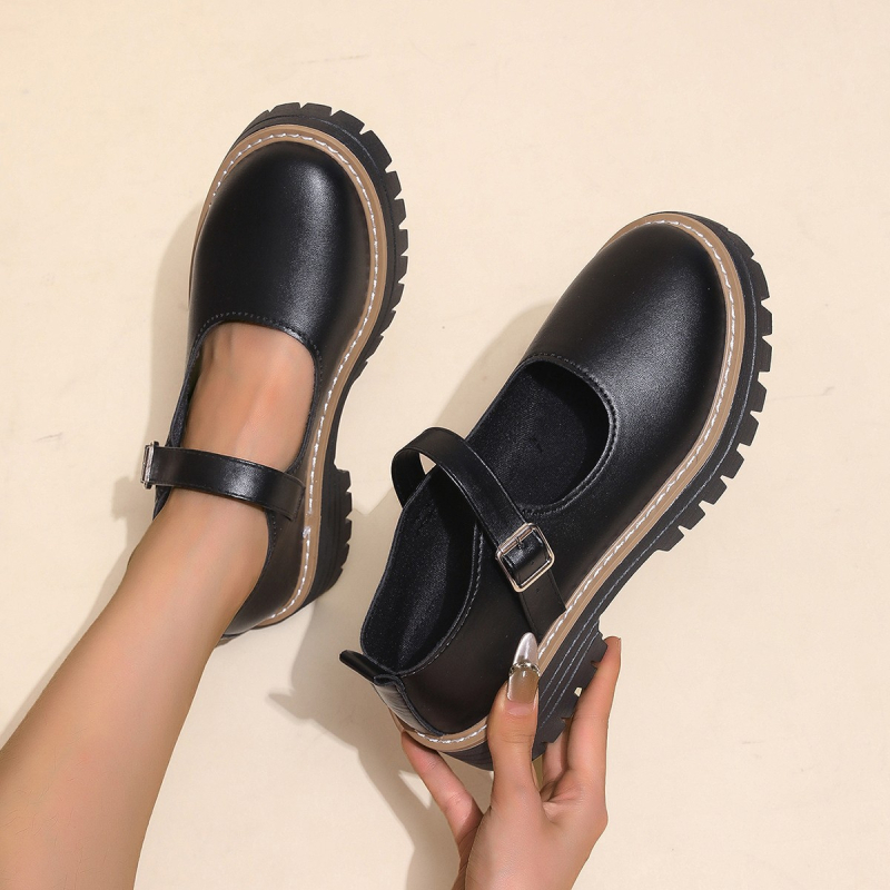 Ravne velike veličine, plitke, izvozne, ženske cipele s niskom petom, proljeće i jesen 2025., nove, četvrtaste pete, okruglih prstiju, niske ženske cipele, veleprodaja