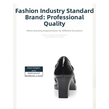 Modne mrežaste visoke pete za žene 2024. Ljeto šuplje cipele od prave mekane kože, srednje visoke pete, mekana koža, meki potplat, mokasinke s debelom petom