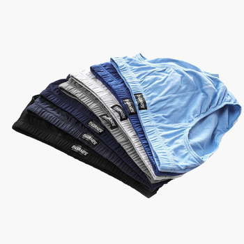 Vīriešu kokvilnas elpojoša apakšveļa vairumtirdzniecības vidēja jostasvietas biksītes U izliektas somas vīriešu īsās bikses