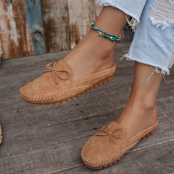 Μεγάλο Μέγεθος Δημοφιλή Ραφή Εξαγωγών Γυναικεία Φλατ Μοκασίνια σε Καθαρό Χρώμα Εξαγωγές Διασυνοριακή Προμήθεια Ηλεκτρονικού Εμπορίου