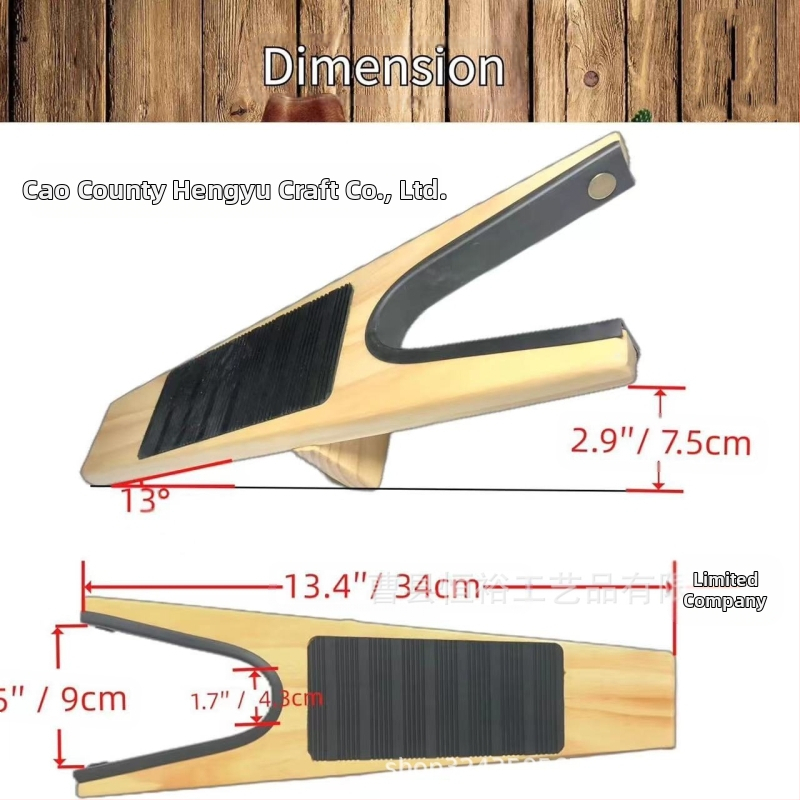 Дървена неогъваща се дъска за сваляне на обувки тип „мартин“ за бременни жени и хора с наднормено тегло, помощен инструмент за обувки от масивна дървесина, който не наранява.