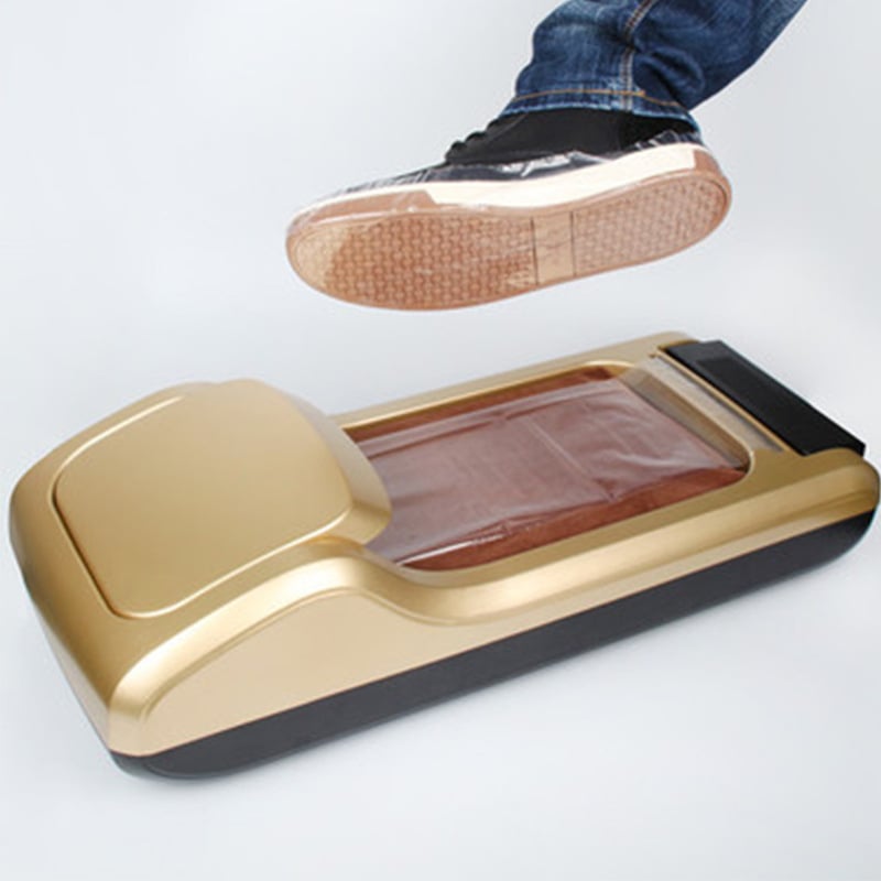 Mașină de folie pentru încălțăminte, export de uz casnic, mașină complet automată pentru acoperirea pantofilor, o generație de mașini de acoperire a picioarelor de birou, mașină de încălțăminte, en-gros la fața locului