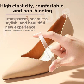 Permatomi nematomi moteriški raišteliai, aukštakulniai, dirželiai nuo kritimo, fiksuoti batai, apsaugantys nuo kulno kritimo, bateliai be sagties