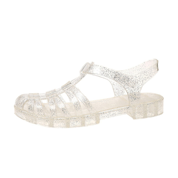 Νέα καλοκαιρινά γυναικεία σανδάλια Baotou Roman με αγκράφα μίας γραμμής και κοίλα φλατ παπούτσια ψαρά Cross-Border