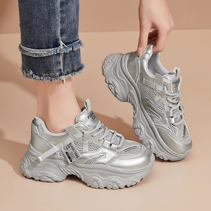 Pantofi sport casual pentru femei, confortabili, cu talpă moale, din plasă, Torre, ușori și respirabili, pentru jogging, de primăvară și de vară, la modă, sport, la modă