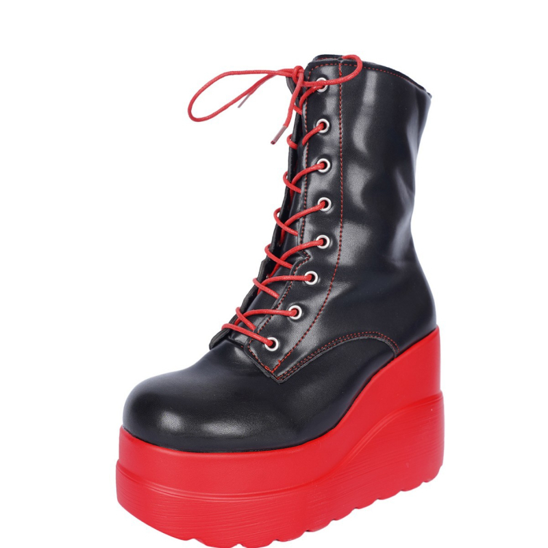 Maži, ūgį didinantys Martino stiliaus moteriški aulinukai, 2025 m. rudens nauji, aukštakulniai, britiško stiliaus, gatvės mados, platforminiai, pleištiniai, trumpi aulinukai