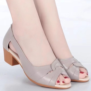 Δημοφιλή διασυνοριακά σανδάλια με σφήνα για γυναίκες, καλοκαίρι, νέα παπούτσια ψαροτούφεκου με μαλακή σόλα και αντιολισθητική σόλα, φλατ σανδάλια για γυναίκες